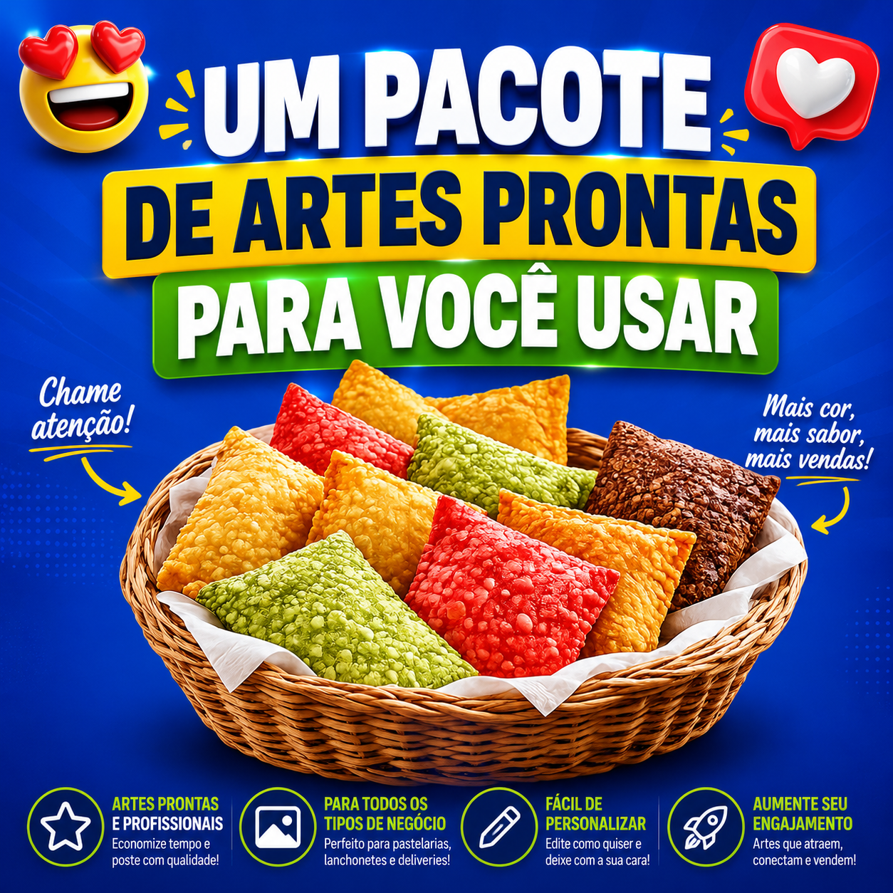 Pacote de Artes Prontas para Usar